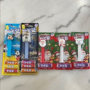 PEZ Dispenser Collection with Assorted Characters